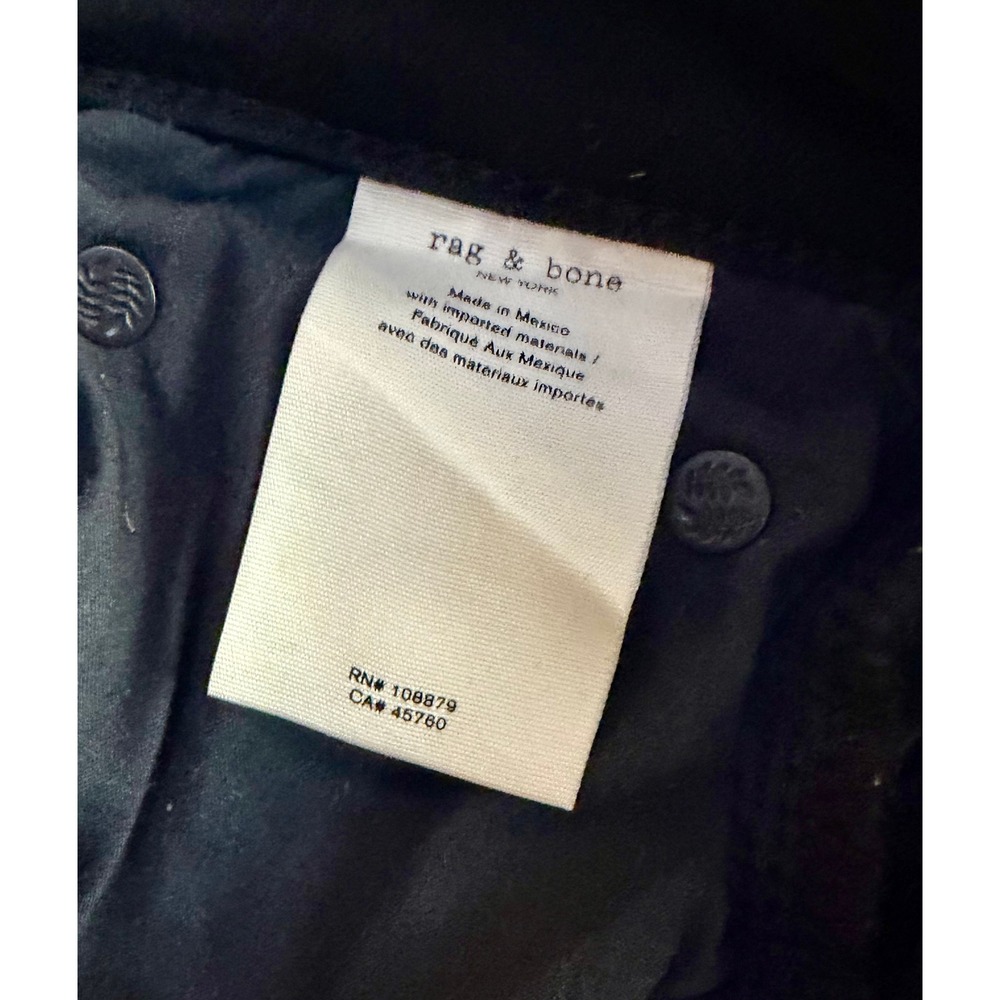 Rag & Bone Nina High-Rise Ankle Flare Black Jeans Size 26 W2242K270BLK - Picture 4 of 8